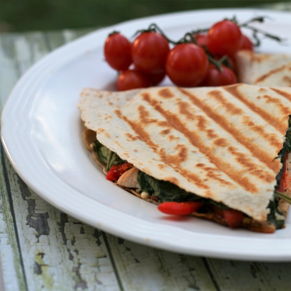 Healthy Greek Chicken Panini