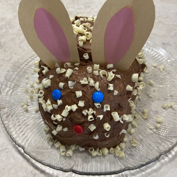 Chocolate Mousse Bunny Cake