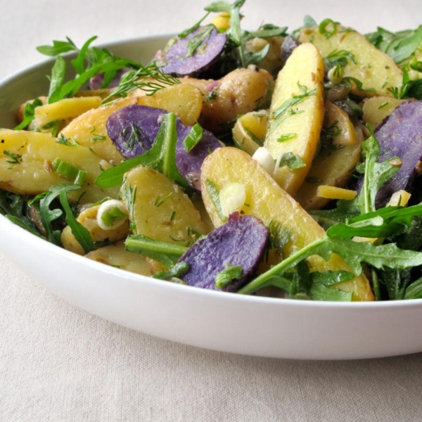 Potato Salad with Quick Preserved Lemon and Arugula