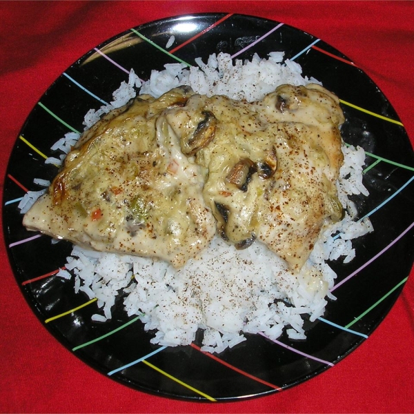 Celery Wine Baked Chicken