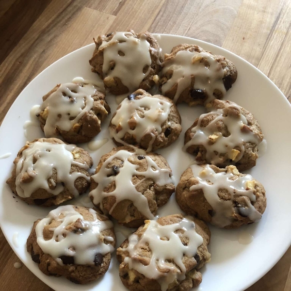 Glazed Apple Cookies