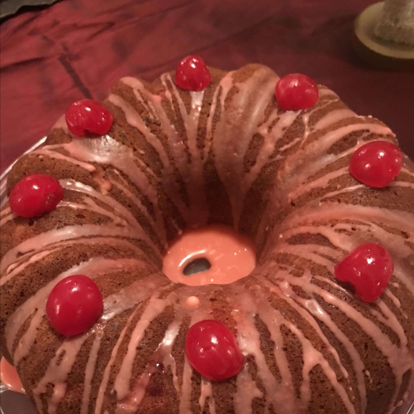 Grandma Elsie's Maraschino Bundt Cake