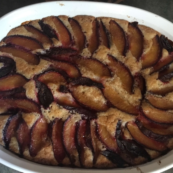 Plum Cakey Tart