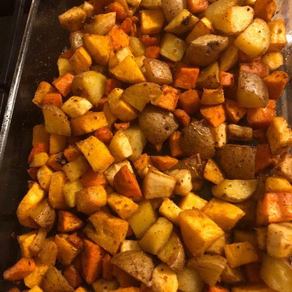 Absolutely Delicious Baked Root Vegetables