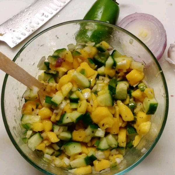 Cucumber-Mango Salsa