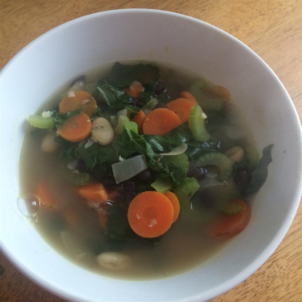 My Trainer's Kale Soup