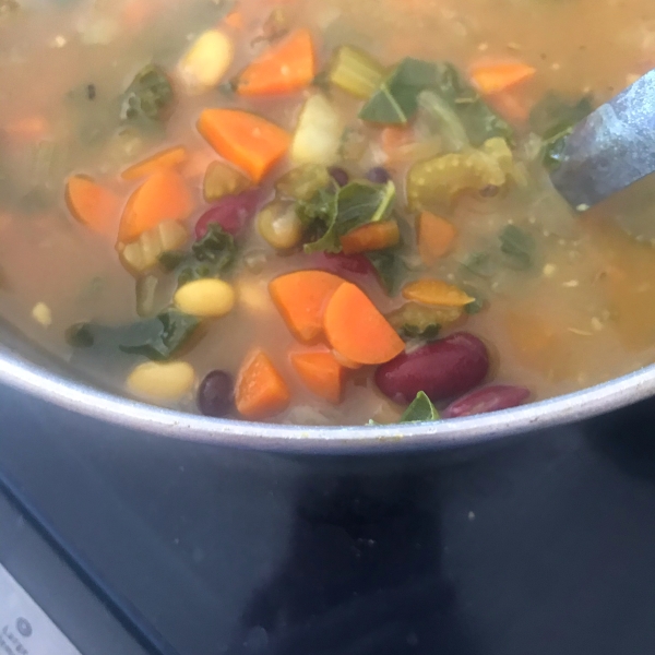 My Trainer's Kale Soup