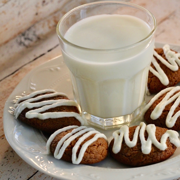 Ginger Cookies with Orange Glaze