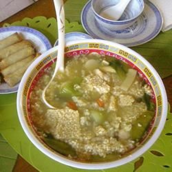 Chinese Sizzling Rice Soup