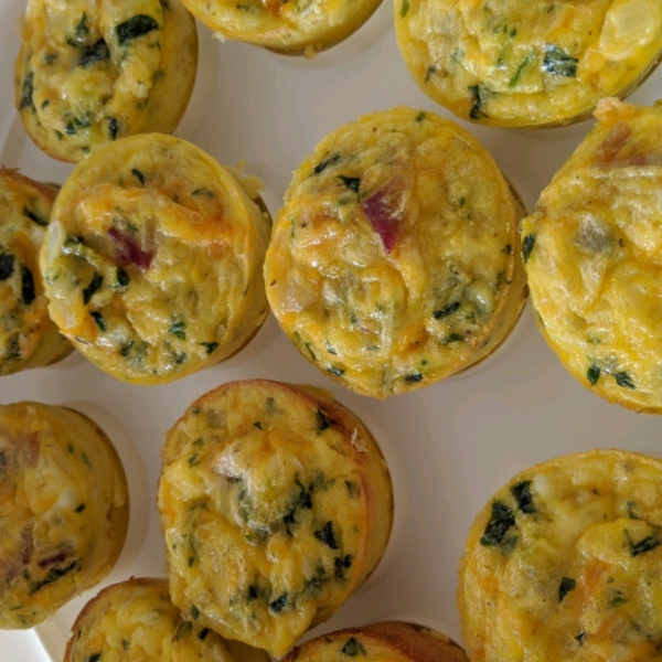 Low-Carb Bacon Spinach Egg Cups