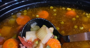 Grandma's Slow Cooker Beef and Vegetable Soup