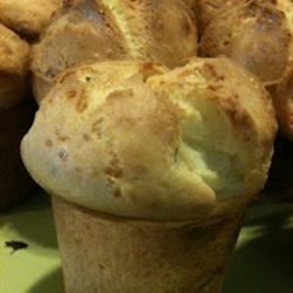 Keto Cottage Cheese and Dill Popovers