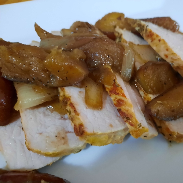Pork Tenderloin with Apples and Onions