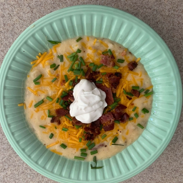 Brett's Slow Cooker Loaded Baked Potato Soup