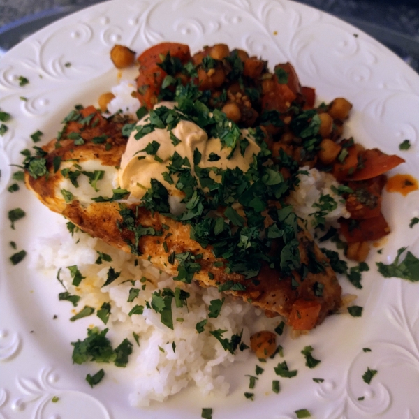 Roasted Moroccan-Inspired Tilapia