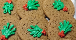 Big Soft Ginger Cookies