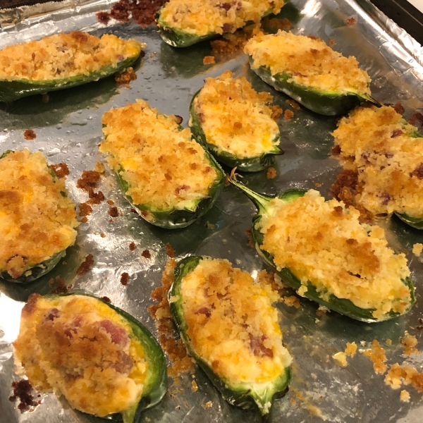 Baked Cream Cheese Jalapeño Poppers