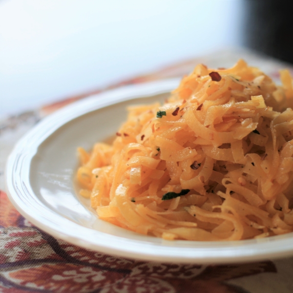 Rutabaga Noodles with Sage Butter