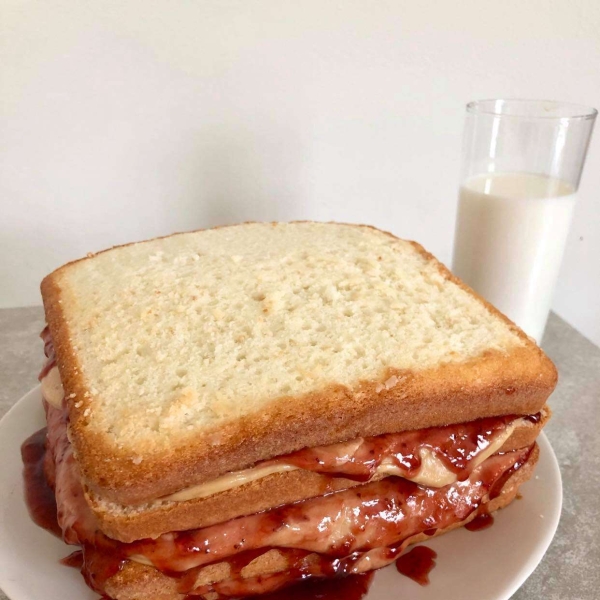 Peanut Butter and Jelly Cake