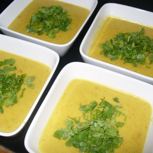 Carrot Coconut Lime Soup