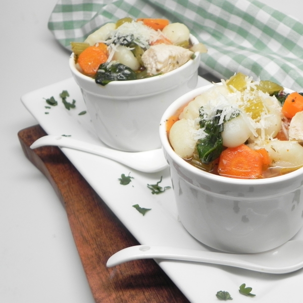 Instant Pot® Dairy-Free Chicken and Gnocchi Soup