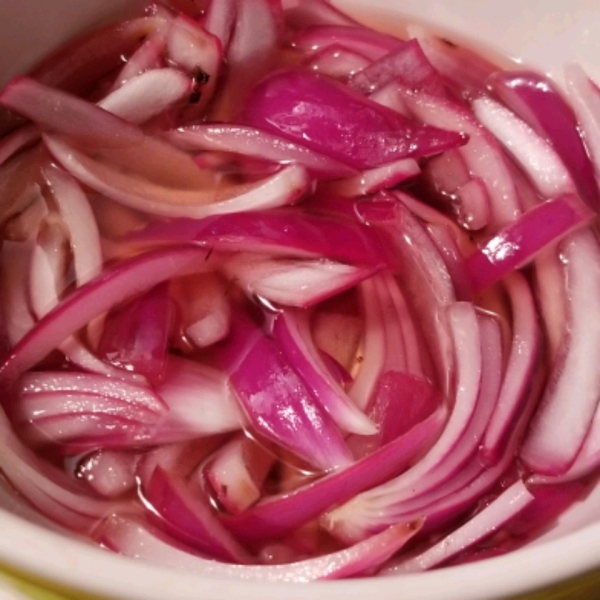 Pickled Grilled Red Onions