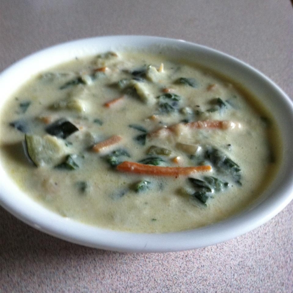 Light and Creamy Zucchini Soup