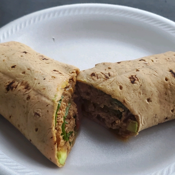 Spicy Bacon Cheeseburger Turkey Wraps