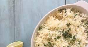 Coconut Water-Lime Rice Pilaf