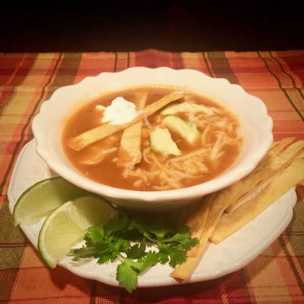 Pumpkin Tortilla Soup