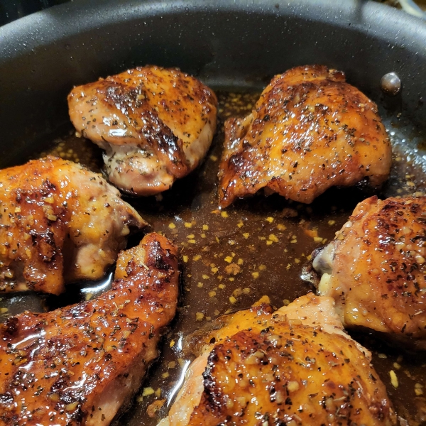 Garlic-Brown Sugar Chicken Thighs