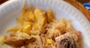 Slow Cooker Pork Chops and Sauerkraut