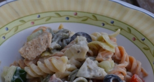 Chicken Alfredo Pasta Salad