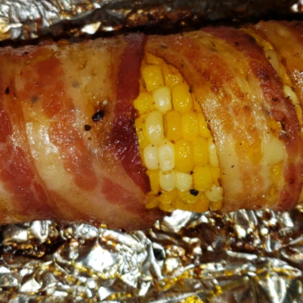 Grilled Bacon-Wrapped Corn on the Cob