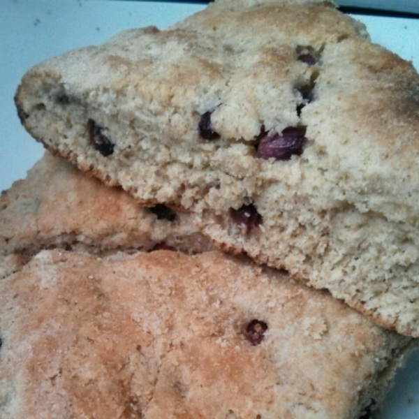 Whole Wheat Pomegranate Scones