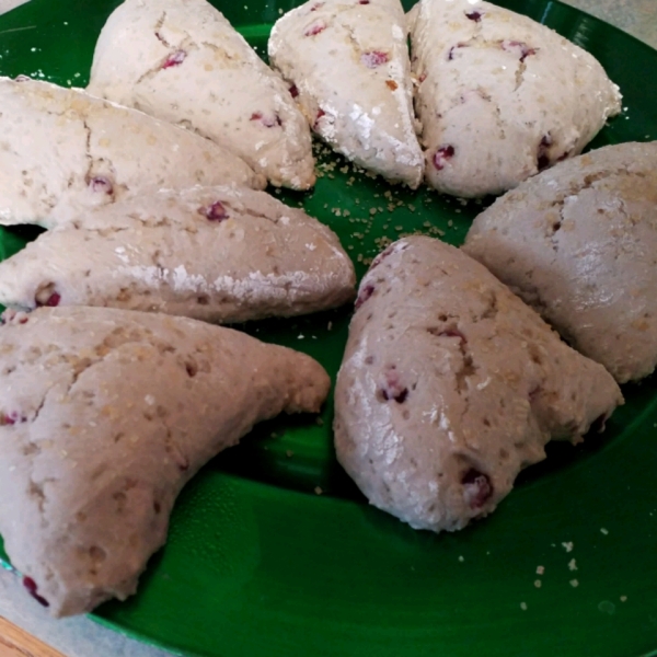 Whole Wheat Pomegranate Scones