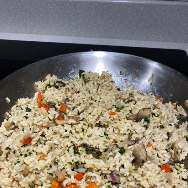 Sauteed Rice with Kale