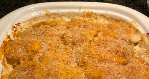 Three Cheese Garlic Scalloped Potatoes