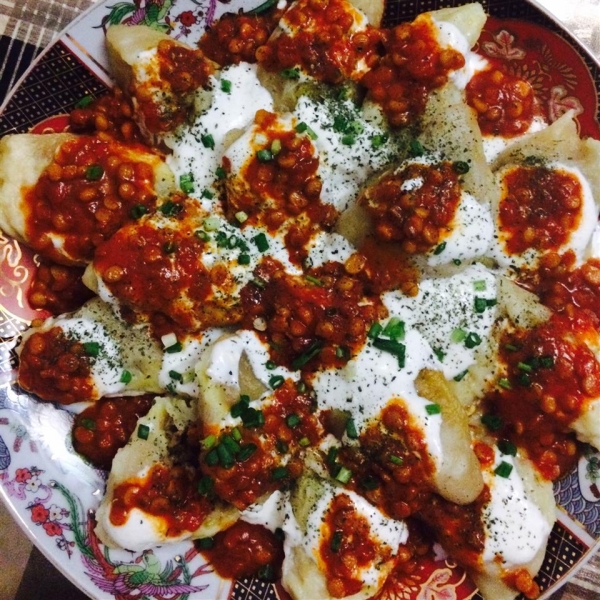 Afghan Beef Raviolis (Mantwo)