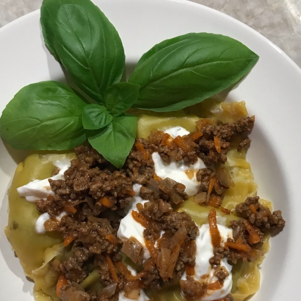 Afghan Beef Raviolis (Mantwo)