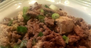 Chinese Style Ground Pork and Tofu