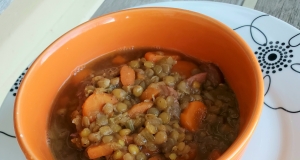 Beer and Maple Lentil Stew