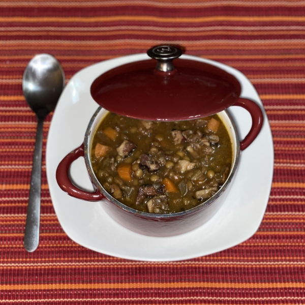 Beer and Maple Lentil Stew