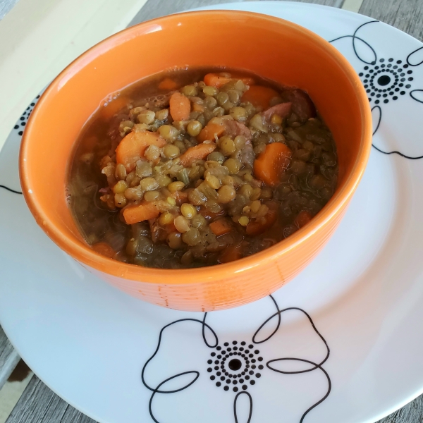 Beer and Maple Lentil Stew