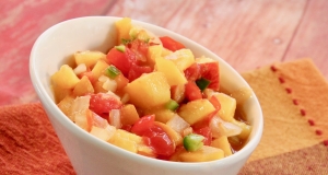 Easy Peach Salsa