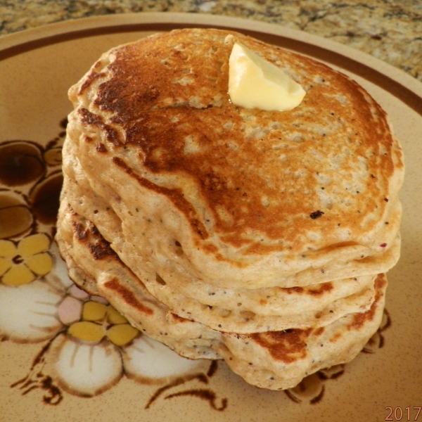 Banana Poppy Seed Pancakes