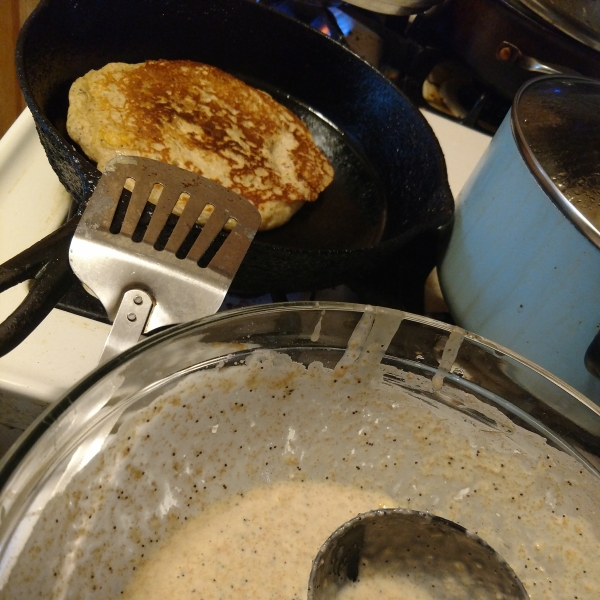 Banana Poppy Seed Pancakes