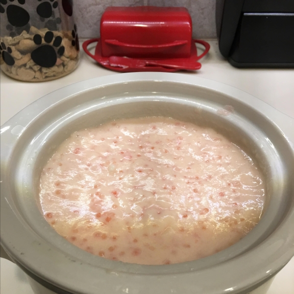 Slow Cooker Tapioca Pudding