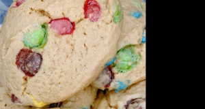 Small Batch Peanut Butter Powder M&M Cookies