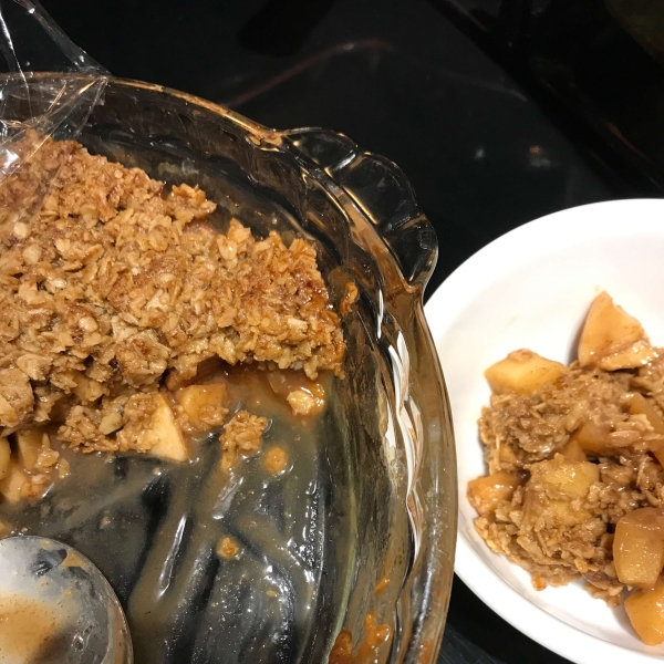 Simple Flourless Apple Crisp